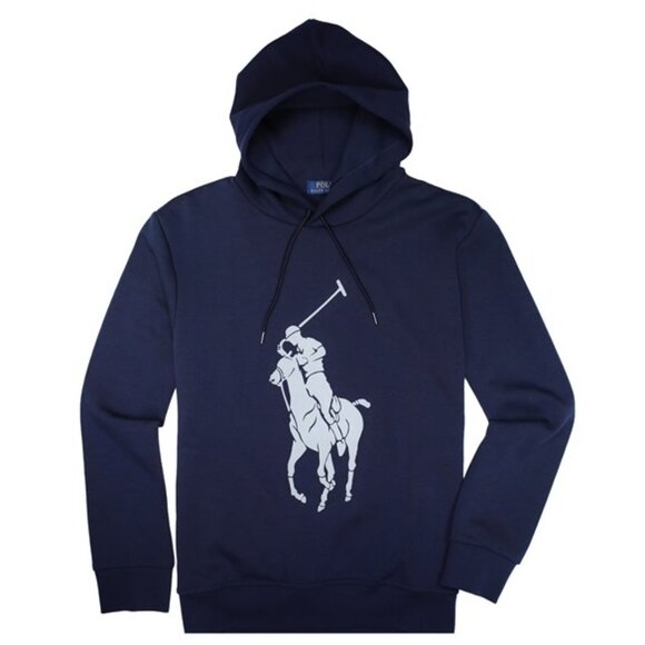 NWT POLO RALPH LAUREN Men's Signature Big Pony Pullover CLSC Hoodie MSRP $165 - Picture 1 of 4